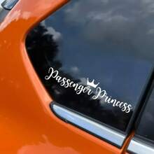 乘客公主文字贴纸，汽车外贴，家居装饰贴纸，可爱贴纸，搞笑贴纸，漂亮贴纸 - 均碼 - 查看 6