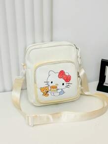 1个女孩卡通斜挎包，可爱儿童单肩包，便携