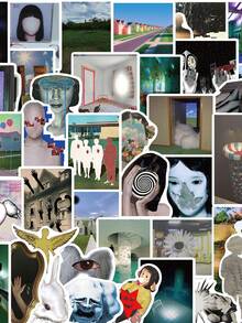 50 件 Dream Core 美学贴纸，自粘防水贴花套装，适用于手机、手提箱、背包、小提琴、储物盒、游戏机、移动电源、笔记本幻想贴纸 - 彩色 - 查看 1