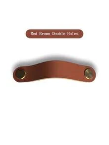 1 件黄铜家具拉手，光滑 12 种颜色皮革拉手，适用于橱柜、梳妆台、抽屉和其他家具 - PU多色 - 查看 15