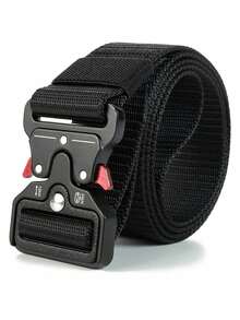 3 pièces/2 pièces/1 pièce Ceinture tactique de sport extérieur pour hommes, sangle en nylon multifonctionnelle avec boucle à dégagement rapide, accessoires d'équipement de randonnée et de camping, accessoires de sport, un excellent cadeau pour l'automne, l'Halloween, l'automne-hiver. Convient aux adolescents, aux jeunes, aux hommes, aux tenues décontractées, aux activités de plein air, aux vacances, aux cadeaux de remise de diplôme, d'anniversaire, pour un usage quotidien - Multicolore - Voir 15
