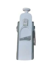 Affettatrice e sminuzzatrice manuale 9 in 1 con spessore regolabile, lama in acciaio inossidabile 304 - Utensile da cucina multifunzionale per fette di patate, grattugiatura di formaggio, cubettatura di pomodori - Lavabile in lavastoviglie e design portatile, preparazione dei pasti, facile da usare, materiale di alta qualità, affettatrice per verdure multifunzionale per chef professionisti - Affettatrice sicura aggiornata con impostazioni regolabili, lama in acciaio inossidabile rimovibile e grande capacità per patatine fritte