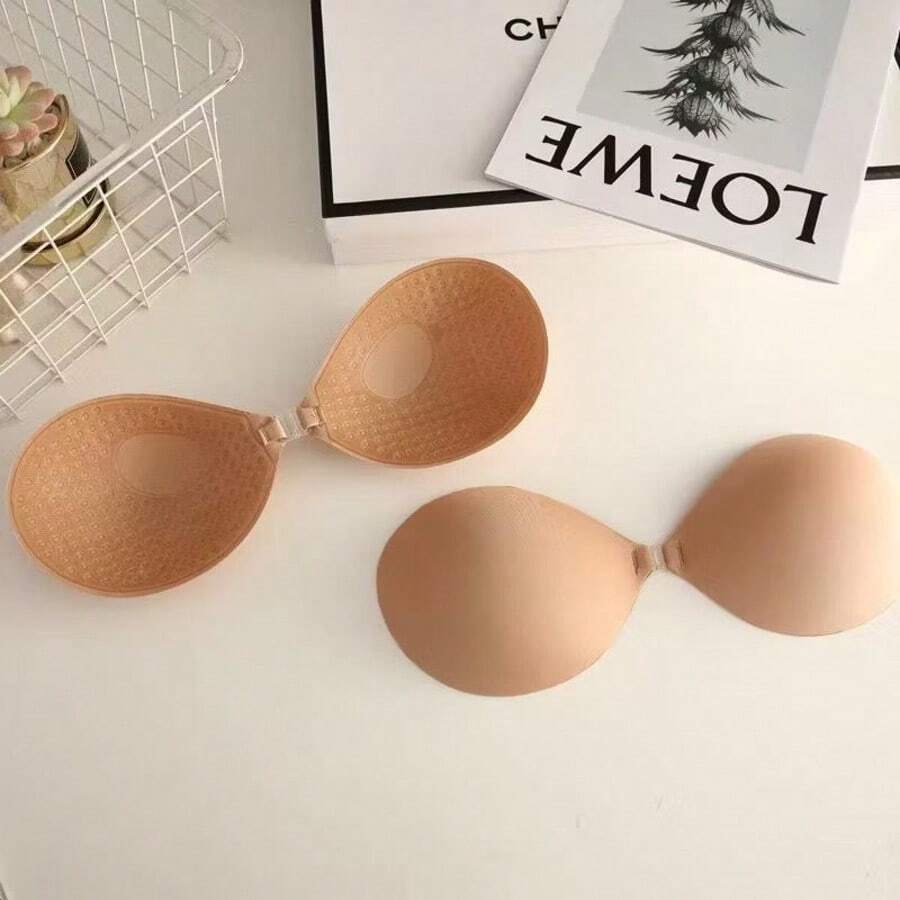 UnBra Invisible Silicone Adhesive Bra Kit Increases And Lifts Breasts - Beige - View 1