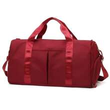 Travel Bag Blogger With The Same Style Gym Suitcase Waterproof Large Spacious Beautiful Yobel.Store - Watermelon Pink - View 11