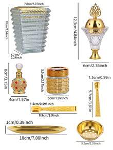 1 Pieza/1 Set Quemador de incienso de vidrio cuadrado único, estilo moderno y sencillo, soporte de incienso creativo. Úselo en la decoración del hogar, dormitorios, salas de estar (como centros de mesa), oficinas, pisos de yoga y fiestas para crear una atmósfera elegante.