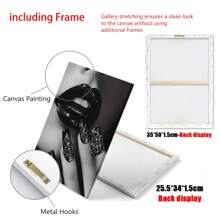 3pcs Wooden Framed Canvas, Fashion Women And Perfume Theme Posters, Fantasy Decorations, Frame Painting, Modern Art, Canvas, Perfect Gift For Friends And Family, Home, Room Mural, Office, For Living Room, Bedroom Wall Decor, HD, 8K, Odorless,