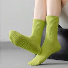 防滑女士瑜伽袜，可爱芭蕾普拉提健身袜，透气运动袜 - 彩色 - 查看 4