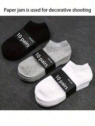 1/10 Paia di calzini alla caviglia essenziali, soffici e leggeri, calzini alla caviglia a basso taglio versatili, calze e collant da donna, disponibili in confezioni da 6/12/20/30/40/60 pezzi