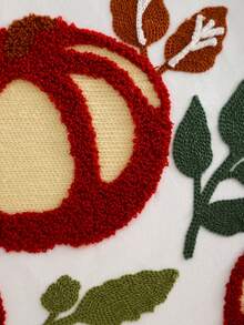 Tassel Decor Cushion Cover Không có Filler - Màu be - Xem 6