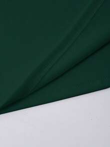 男士休闲武士刀与樱花图案印花宽松圆领 T 恤，绿色 - 墨綠色 - 查看 4