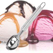 Helado con mango de tubo redondo - Plateado - Ver 4