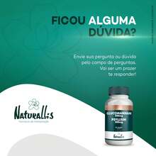 Glucomannan 500mg C/ Psyllium 500mg - 60 Doses Cápsulas - Sem sabor - Visão 7