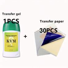 KVM NAOM-Transfer Paste Set, Tattoo Transfer Paste, 4 Layers A4 Size Tattoo Stencil Transfer Paper, The Paste Is Silky Smooth And Easy To Push, The Colour Development Is Delicate And Does Not Smudge, The Transfer Paper Is Precisely Shaped And Not Fuzzy, Simple And Efficient, Tattoo Patterns Are Clearly Presented, Tattoo Transfer Tool, Tattoo Accessory, Tattoo Artist Must Have! - Multicolor - View 14