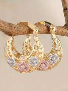 1 Pair Elegant Drop Earrings For Women For Wedding Engagement Anniversary Party Jewelry Valentine's Day Gift - 1# - View 6