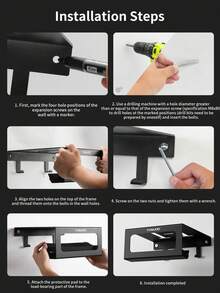 TOSUOD 多功能重型自行车壁挂架 - 节省空间的垂直自行车收纳架，适用于公路自行车和山地自行车，螺丝安装简便，耐用不锈钢材质，黑色涂层，是展示和整理自行车的理想之选，设计时尚，结构坚固。