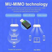 AX900 USB WiFi6 Bluetooth 5.4 2-In-1 Adapter, Dual-Band 2.4G & 5G WiFi Network Card, Wireless Receiver Compatible With Win10/11, Plug And Play