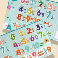 Kinder Papier-basierte Aufklärungskognitive Spielsachen, Magnetische digitale Rechenunterrichtshilfen, Baby Intelligenz Frühkindliche Bildung Trainings Spiele.