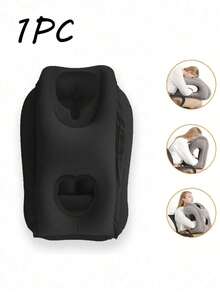 1 Gối du lịch bơm hơi cho máy bay, Gối hơi cổ để ngủ, Gối du lịch, Gối bơm hơi tựa đầu cổ di động Từ, Để tránh đau cổ và vai, Gối hỗ trợ đầu cổ và thắt lưng thoải mái, Dùng cho máy bay, ô tô, xe buýt và văn phòng - Những vật dụng cần thiết khi đi du lịch - Gối cổ ngày lễ du lịch - Nhiều màu - Xem 4