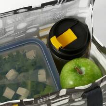 IKEA Cốc du lịch bằng thép không gỉ có thể tháo rời và giặt được, chống trượt và dễ cầm, cốc nước di động cho ô tô, văn phòng, thiết kế đơn giản và dễ vệ sinh, cốc giữ nhiệt ngoài trời, màu bạc - Bạc - Xem 4