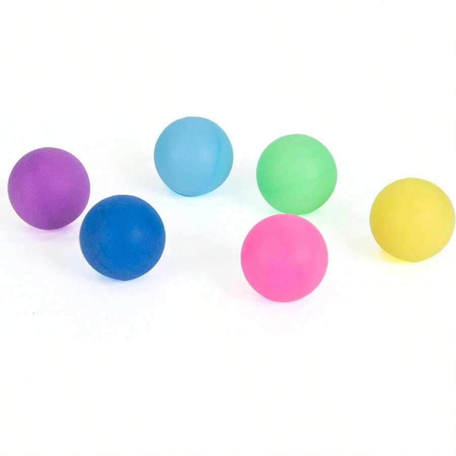 Interactive Pet Toy Sets For Dogs Tower Of Tracks Replacement Balls 6Pack Lightweight Cat Toy Balls For Track Toys Multicolored Plush Pet Toy Sets For Cuddling - 替換球 - 查看 1