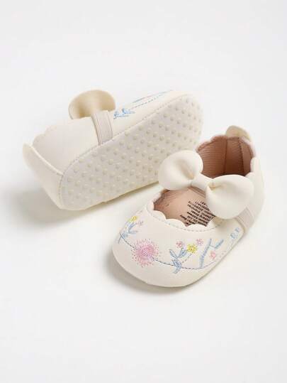 Giày Mary Jane cho bé gái, giày búp bê chống trượt, giày công chúa, giày tập đi cho trẻ sơ sinh.
