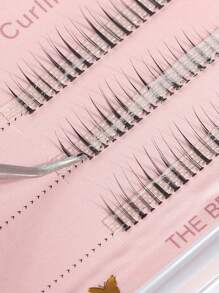 MAGEFY 120/117/126Clusters Of False Lower Eyelashes&Tweezers,5-6-7mm&3-10mm With Longer Curls C Personal DIY Eyelashes Of Different Lengths,Natural Soft Handmade Eyelashes For Everyday Use,3 Styles To Choose From