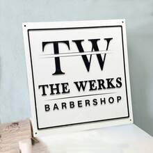 Individuelle schwarze rechteckige Acryl Geschäftslogo Schilder, einzigartiges Wand- und Türschild für das Büro, Acryl 3D Buchstaben Schilder für Ihre Marke, rechteckiges Schild, Acryl Logo Schild, satiniertes Acryl Schild, individuelle Geschäftsschilder, personalisiertes Schild, individuelle Schilder, gewerbliches Firmenschild, Weihnachtsdekorationen, Weihnachten, Häuser dekorieren, Heimdekoration