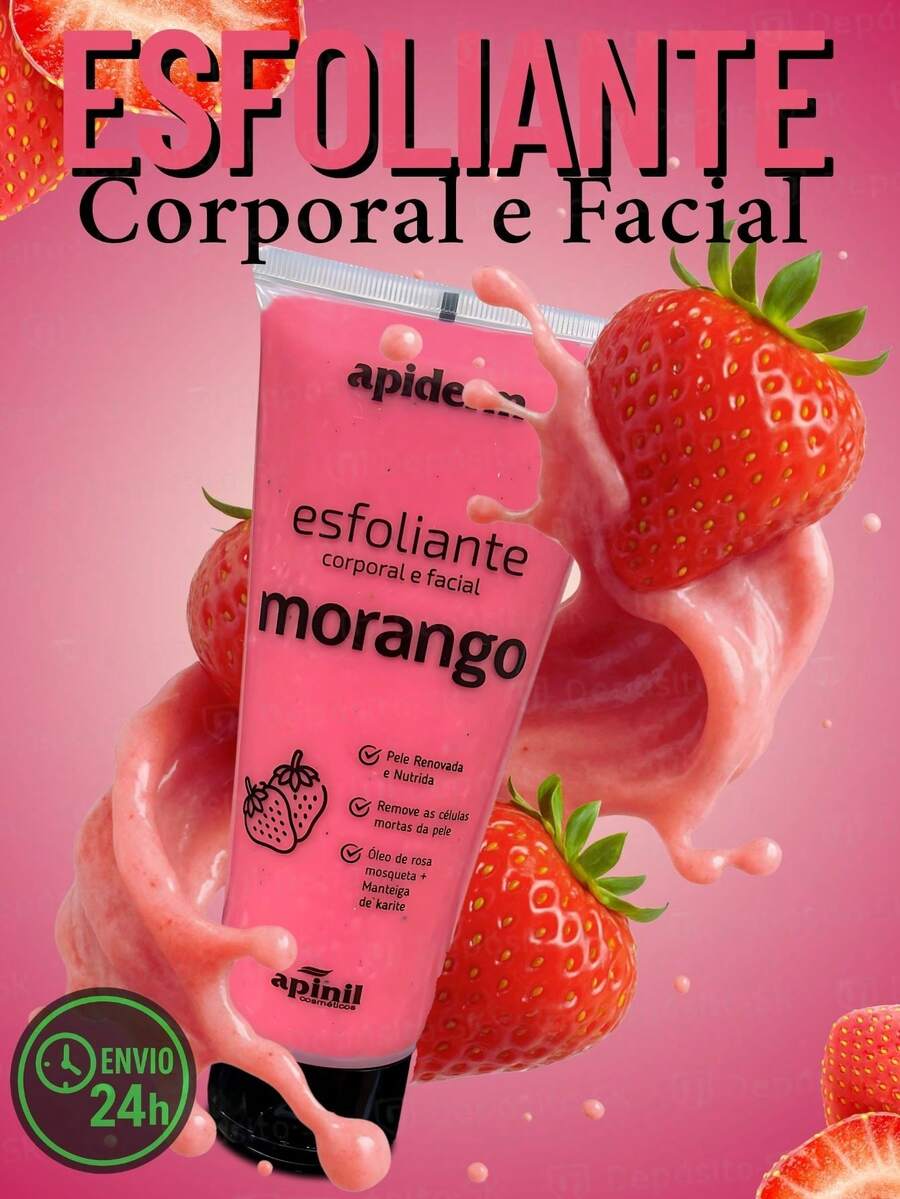 Morango - Rosa chiclete - Visão 1