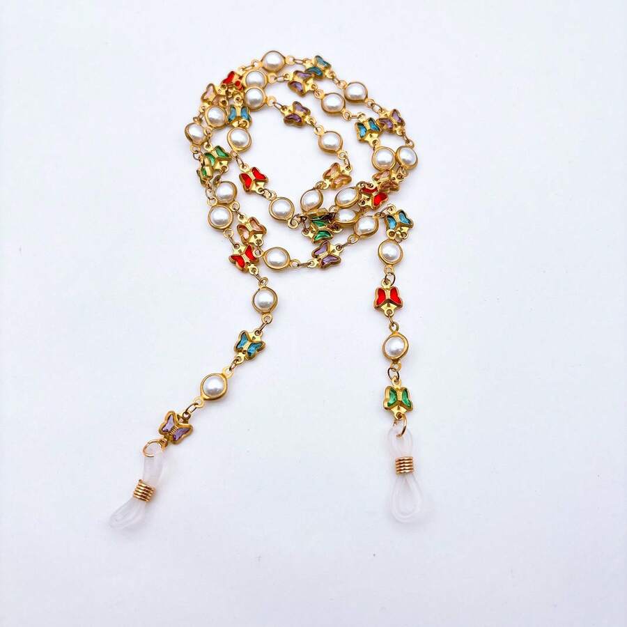 Delicate Colorful Eyeglass Cord Safety Chain Fashion/New - Borbolata - View 1