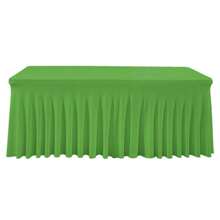 1 pieza Mantel de mesa de tela de espándex blanco, resistente a las arrugas y lavable, se ajusta a mesas de comedor rectangulares, funda elástica para mesa de patio, adecuada para bodas, banquetes, fiestas, estilo Ins de lujo, mantel elástico blanco para hotel, banquete, cumpleaños, conferencia