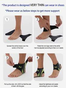 1 buc suport pentru gleznă compresie orteză gleznă picior mâneci pentru bărbați și femei sport zilnic 1 mm subțire gleznă protector antrenament haltere fitness ciclism yoga Pilates camping drumeții mers pe jos baschet baseball