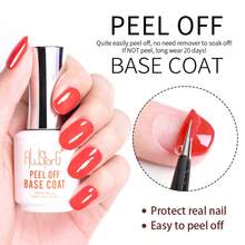 AWStorG AWStorG 15ML Easy Peel Off Base Coat Gel Long Wear Tempered No Need Remover Water Gel Soak Off Nail Gel Polish Enamel Varnish