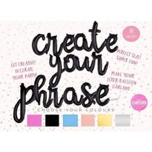 16" Script Letter Balloons - Create Your Balloon Banner - Rose Gold, Gold, Silver, Pink, Black,Baby Blue - Letter Balloons - Party DecorDefault Golden Balloon - Gold - View 10