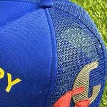 DSQUAAED2 Boné de Caminhoneiro de Halloween para Homens e Mulheres, Boné de Beisebol de Letra Hip Hop, Boné Pai