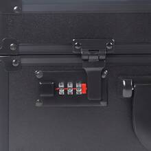 Professional Barber Toolbox Portable Black Barber Tool Case Large Capacity With Partition Storage For Stylists - Black - View 10