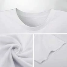 1 Piece Bold X Mark T-Shirt Grunge Punk Rock Rebellious Statement Aesthetic Minimal 180g 100% Cotton - 白色 7 - 查看 3