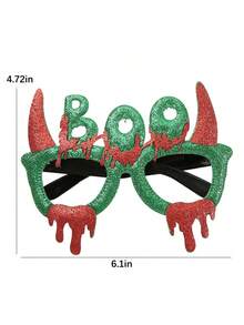 Halloween Pumpkin Glasses, Children & Adults Spooky Party Decor, Photo Prop Funny Glasses Frame, Party Mask, Halloween Glasses - Multicolor - View 2