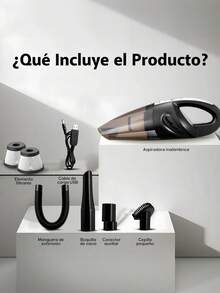 Cordless Handheld Vacuum Cleaner For Car And Home - 黑色 - 查看 7