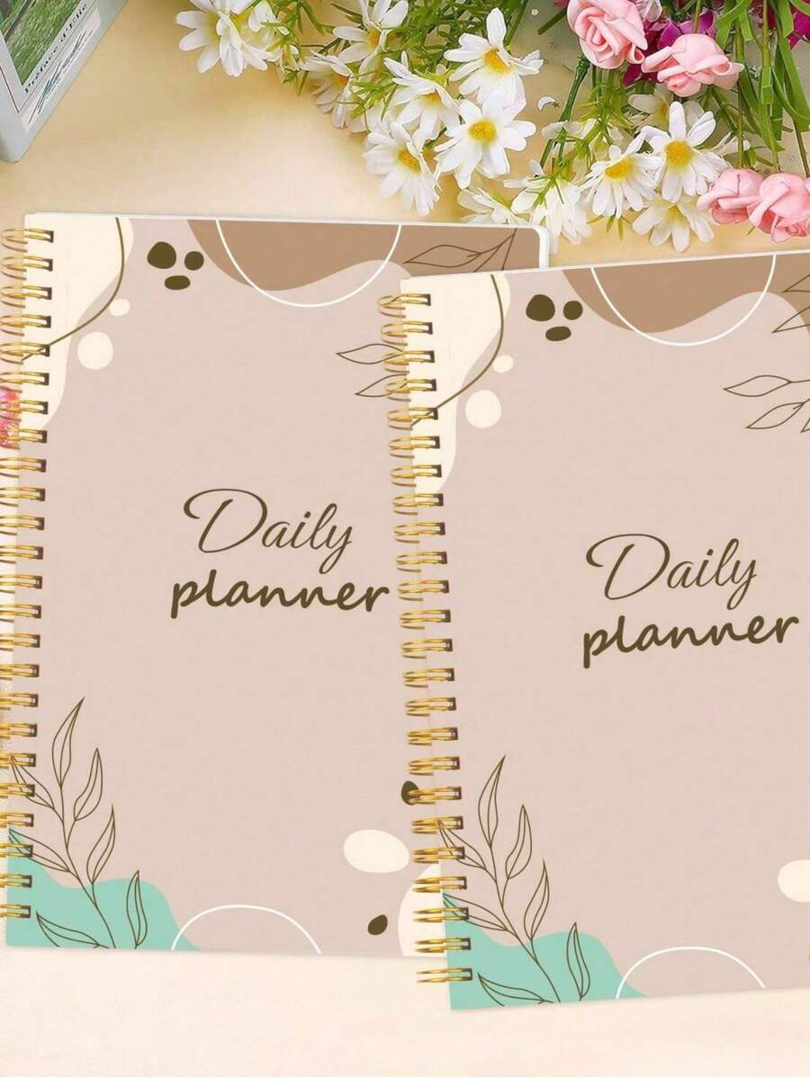Trees Weekly Notebook Undated Goals Planner To Do List Notepad With Habit Tracker, To Do List, Goals, Daily Schedule For School Office Home Supplies Back To School Supplies Office Supplies - Multicolor - View 1