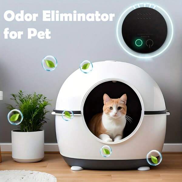 RAF A USB-Powered Deodorizer, Pet Deodorizer, Indoor Deodorizer, Electronic Deodorizer, Portable, Indoor Air Cleaner, Cat Litter Box Odor Purification, Deodorization, Unlock The Fresh Secret To Warm And Cozy Coexistence With Your Cute Pets!