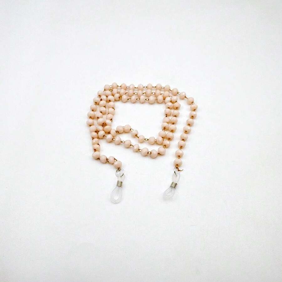 Delicate Colorful Eyeglass Cord Safety Chain Fashion/New - Baby Pink - View 1