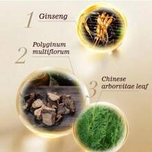 Golden Brown Hair Dye Shampoo 400ml – 3-In-1 Color + Cleanse + Condition, Long-Lasting Herbal Formula, Unisex, Easy To Use - Golden Brown - 查看 7