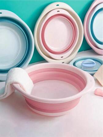 1 Adet Taşınabilir Katlanabilir Lavabo - BPA ve PP Plastik İçermez, Yüksek Kalite, Kompakt Tasarım, Seyahat, Ev, Yurt ve Gençler İçin Uygun - Dayanıklı ve Güvenli Malzeme, Yurt Çamaşır Havzası | Katlanabilir Tasarım | Çok Yönlü Lavabo, Yüksek Maliyetli - Yüz Yıkama, İç Çamaşırı Yıkama ve Ayak Banyosu İçin Kullanılabilir - Dayanıklı Plastik, Retro Stil - Ev, Yurt ve Açık Hava Kampı İçin Uygun - Okula Dönüş İçin Gerekli. Renk ve Stil Rastgele