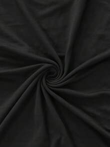 Women'S Summer Casual T-Shirt With Geometric Glasses Print, 95% Polyester 5% Spandex Knit Fabric, Round Neck Fashion Top For Daily Wear - 黑色 - 查看 5