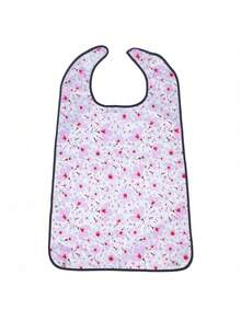 1 pieza/2 piezas/3 piezas Baberos para adultos, baberos ajustables para mujeres, adecuados para personas mayores, lavables, con bolsillo atrapa migas, baberos grandes para alimentación de adultos, baberos impermeables 3D para comida, bolsillo para saliva sin lavado, regalo para mujeres/madres, accesorios, bolsas de almacenamiento