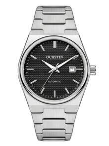 OCHSTIN Herren Goldene Uhr, Luxus Edelstahl Uhr, personalisierte vollautomatische mechanische Uhrwerk Armbanduhr, klassische Herrenuhren