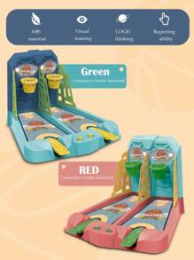 NEUSNEY 2-Player Tabletop Basketball Game, Mini Finger Flick Shooting Toy, Interactive Parent-Child Puzzle Game, Gift For Boys & Girls, Random Accessories Included - Multicolor - View 7