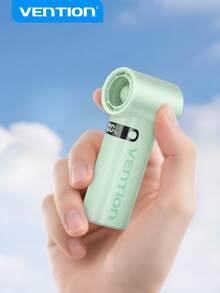 VENTION 數位顯示手持便攜式風扇 1-100段可調速渦輪迷你冷卻風扇 3000mAh 長效續航 Type-C 充電風扇 適用辦公室、旅行、露營、海灘 - 彩色 - 查看 15