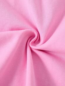 Kids' Cotton T - Shirt: 'Official FIRST GRADER' Graphic – Perfect For 1st Grade Students To Show Their Grade Identity - Pink - View 5