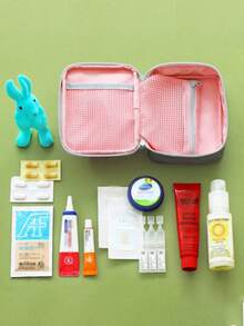 Portable Medicine Bag, Cute Mini First Aid Kit, Medical Emergency Bag, Medication & Pill Storage Pouch, Suitable For Home, Outdoor, Camping, Hiking, Survival Travel, Unisex, Travel Essential, Cruise Essential, Dorm Essential - Multicolor - View 9